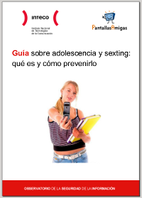 Portada de la Guía sobre adolescencia y sexting